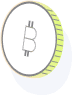 Bitcoin coin spinning